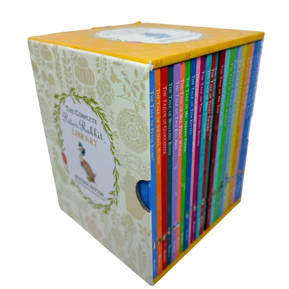 Beatrix Potter The Complete Peter Rabbit Library 23 Book Box Set Hardcover Warne